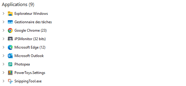 gestionnaire de tâches